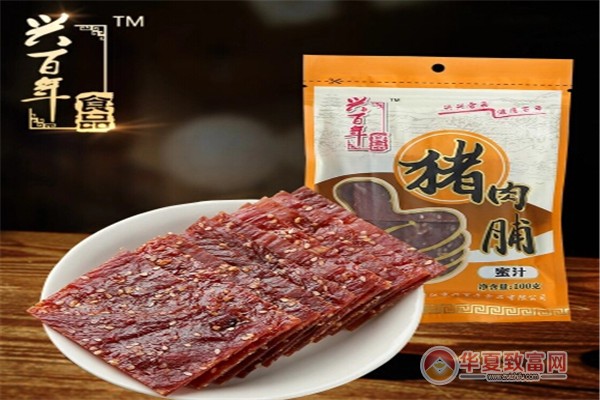 兴百年猪肉脯加盟